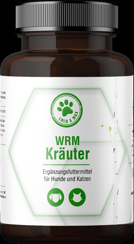 WRM Kräuter - bei einer Wurmkur für Hund und Katze - Für 8 WRM-Kuren - 50g